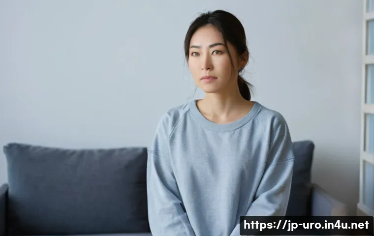 여성 방광염 치료를 위한 병원 추천 - **Prompt:** A young Japanese woman in her late 20s to early 30s, with a slightly furrowed brow and a...