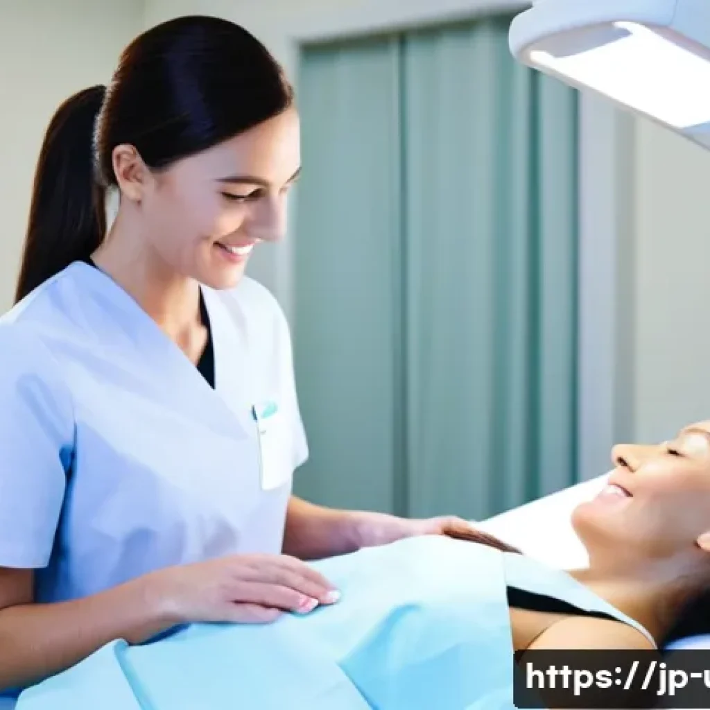 신장 초음파 검사와 비용 비교 - **Prompt:** A serene and reassuring scene inside a modern, brightly lit medical examination room. A ...